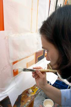 Malerin Nina Pops Strothhotte