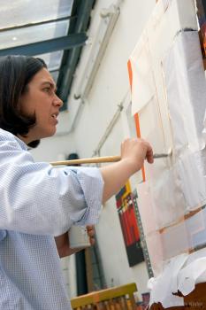 Malerin Nina Pops Strothhotte